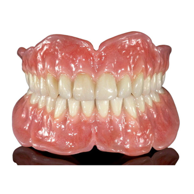 La dentadura parcial de la corona dental desprendible de goma flexible fácil mantiene