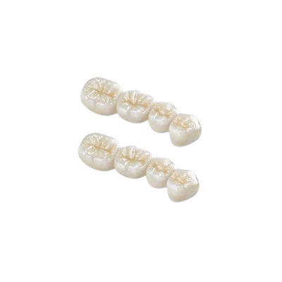 La resistencia de abrasión fuerte modificada para requisitos particulares de la corona dental de la circona fácil limpia