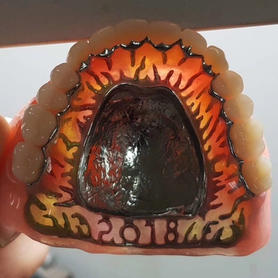 Dientes compuestos de la dentadura de la corona de la resina del FDA 3014652903 desprendibles llenos